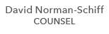 David Norman Schiff COUNSEL