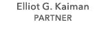 Elliot G. Kaiman PARTNER