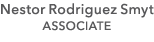 Nestor Rodriguez Smyt ASSOCIATE