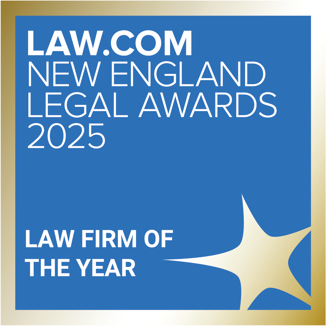 New England Legal Awards – Law Firm of the Year 2025